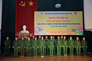 Tuổi trẻ Đại học Điện lực "Hát và kể chuyện về Bác Hồ"