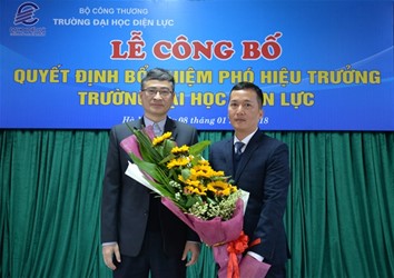 Lễ công bố Quyết định bổ nhiệm Phó Hiệu trưởng trường Đại học Điện lực