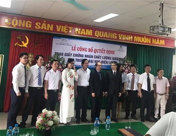 Báo dân trí viết về lễ đón nhận chứng nhận kiểm định chất lượng giáo dục của trường Đại học Điện lực